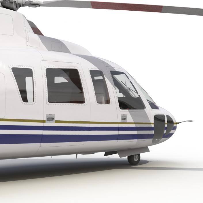 3D Helicopter Sikorsky s76 model