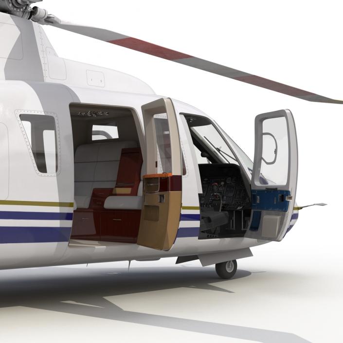 3D Helicopter Sikorsky s76 model