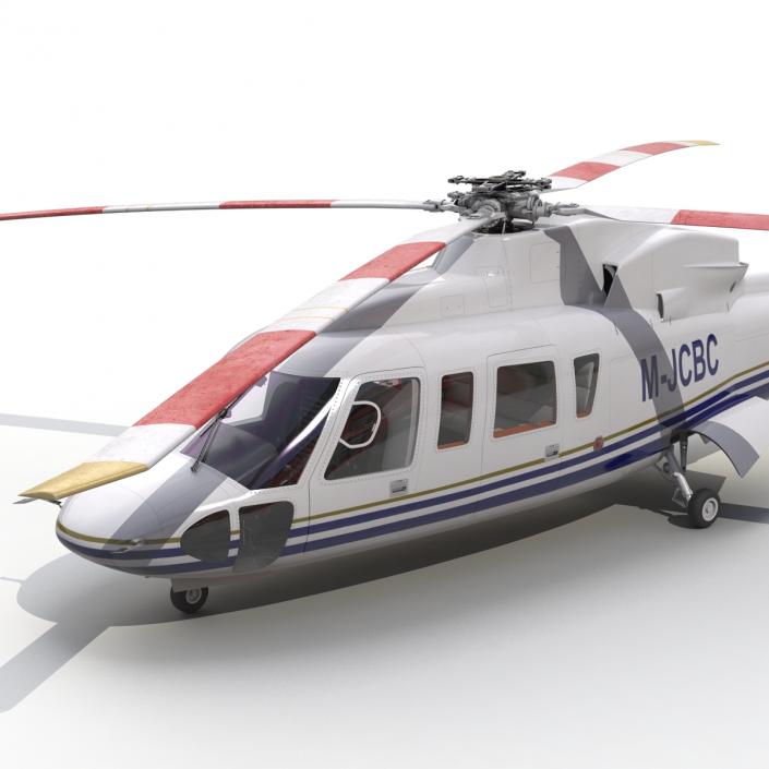 3D Helicopter Sikorsky s76 model