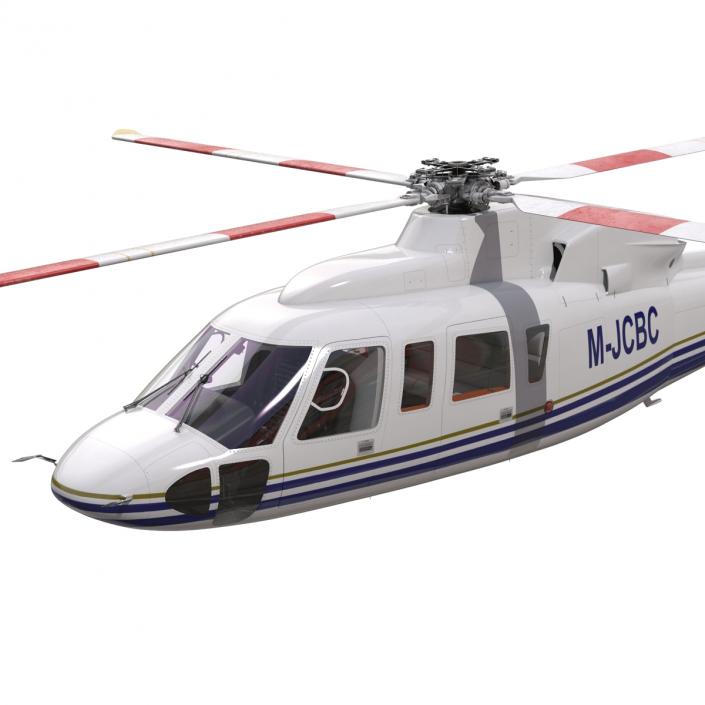 3D Helicopter Sikorsky s76 model