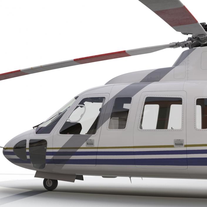 3D Helicopter Sikorsky s76 model