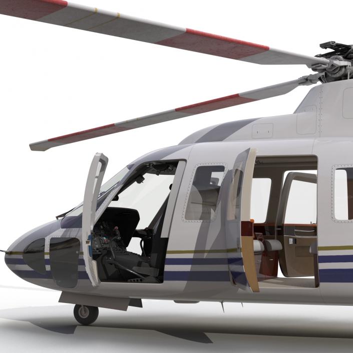 3D Helicopter Sikorsky s76 model