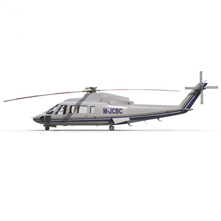 3D Helicopter Sikorsky s76 model