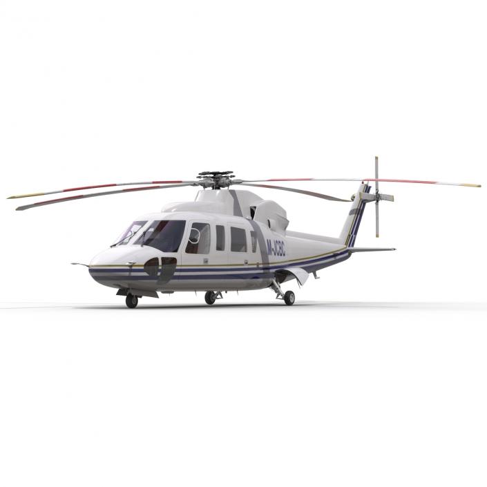 3D Helicopter Sikorsky s76 model