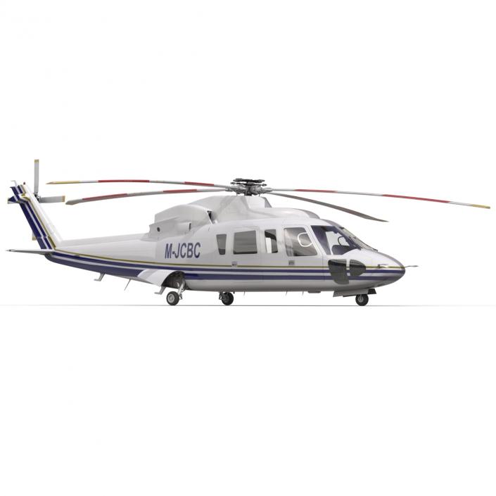 3D Helicopter Sikorsky s76 model