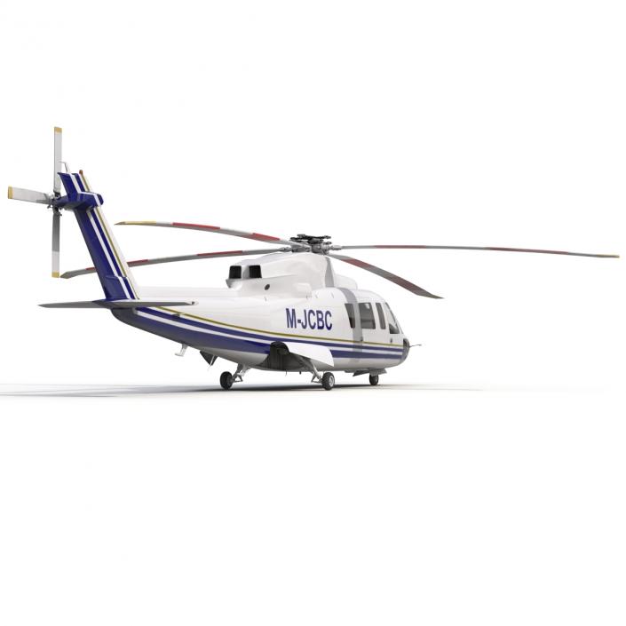 3D Helicopter Sikorsky s76 model