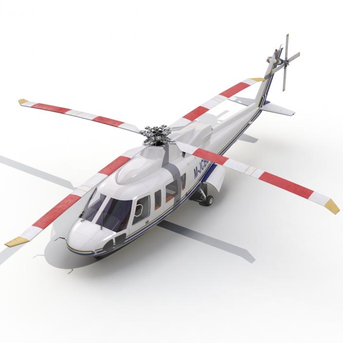 3D Helicopter Sikorsky s76 model