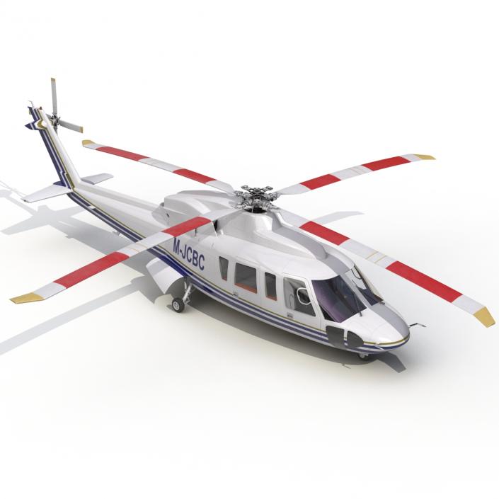 3D Helicopter Sikorsky s76 model