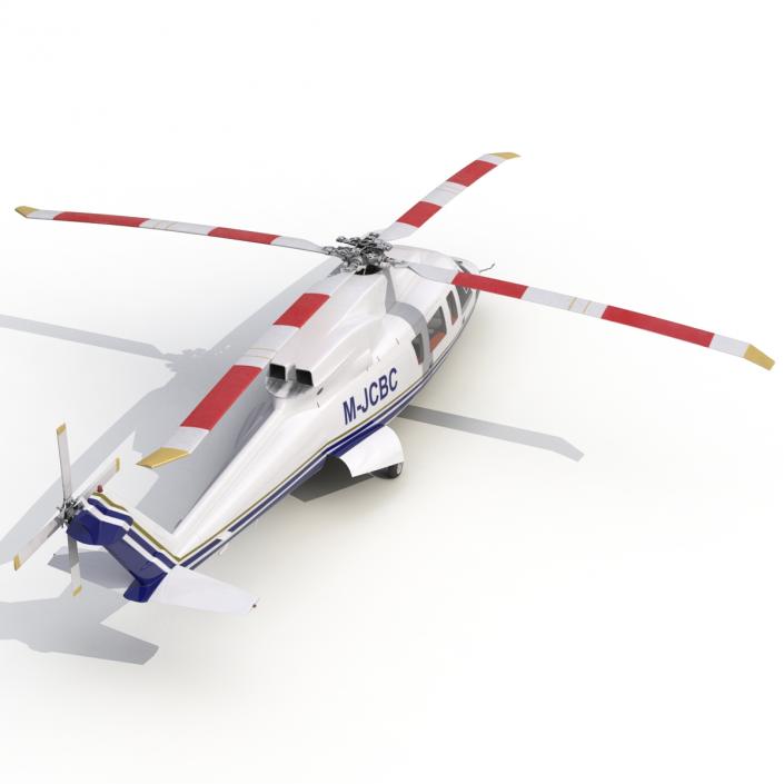 3D Helicopter Sikorsky s76 model