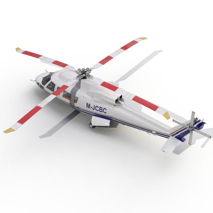 3D Helicopter Sikorsky s76 model