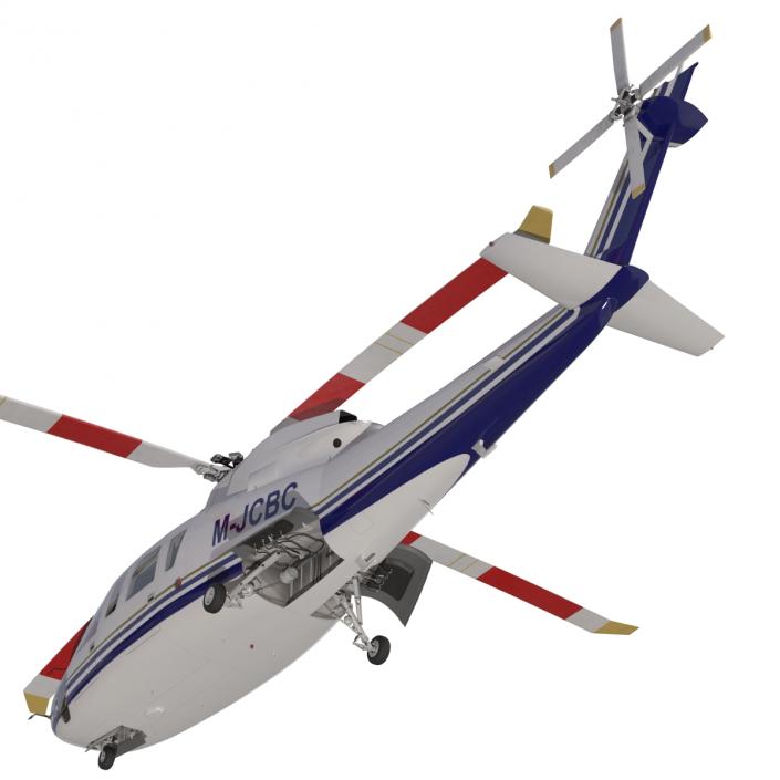 3D Helicopter Sikorsky s76 model