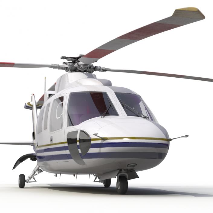 3D Helicopter Sikorsky s76 model