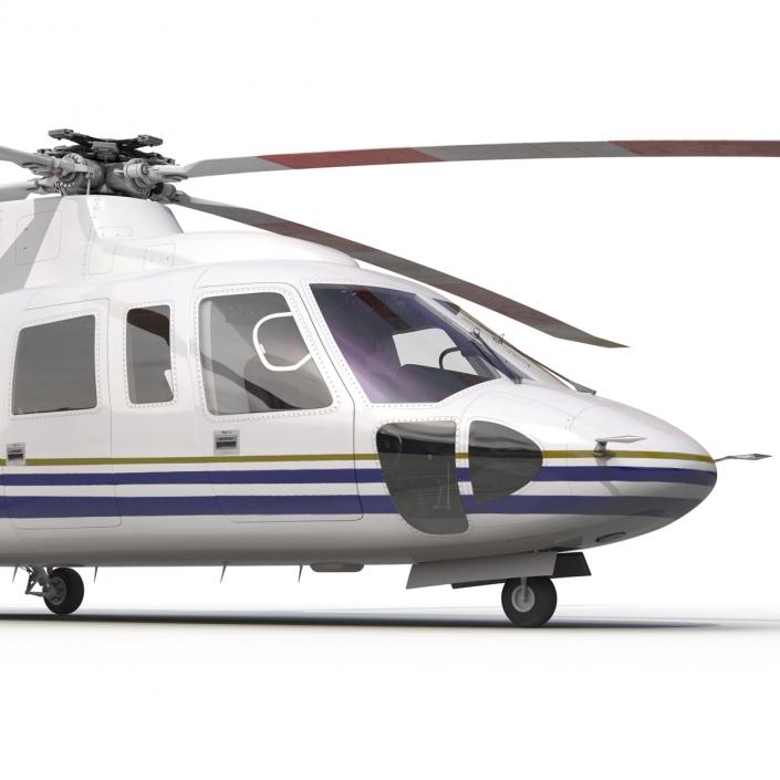 3D Helicopter Sikorsky s76 model