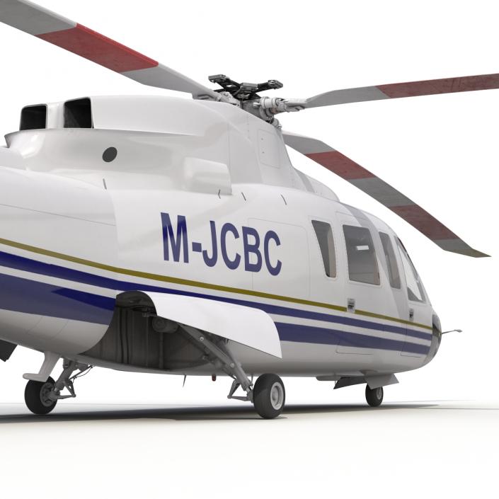 3D Helicopter Sikorsky s76 model