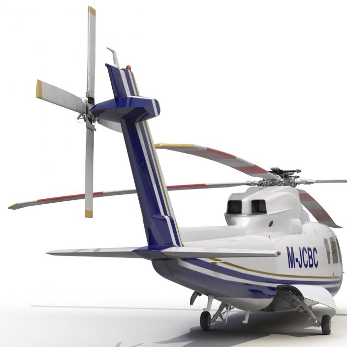 3D Helicopter Sikorsky s76 model