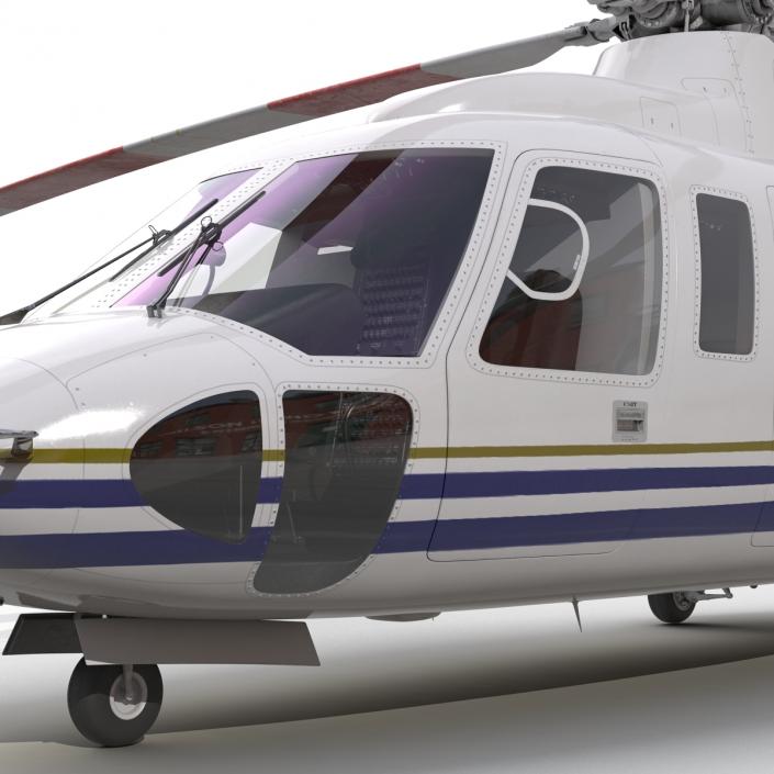 3D Helicopter Sikorsky s76 model