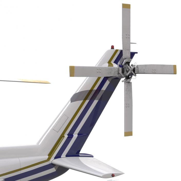 3D Helicopter Sikorsky s76 model