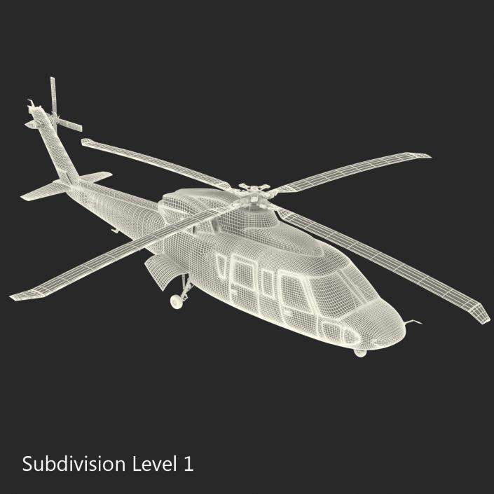 3D Helicopter Sikorsky s76 model