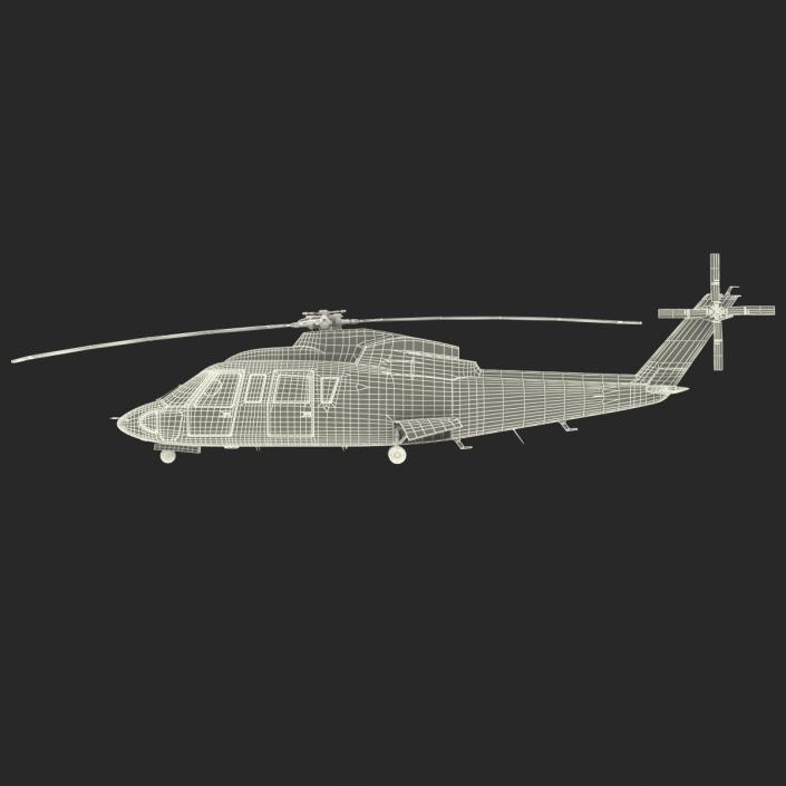 3D Helicopter Sikorsky s76 model