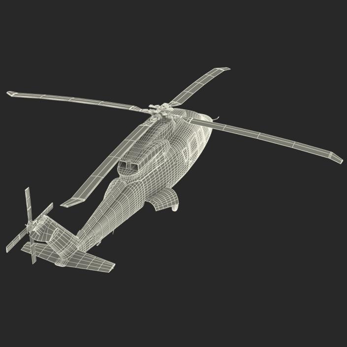 3D Helicopter Sikorsky s76 model