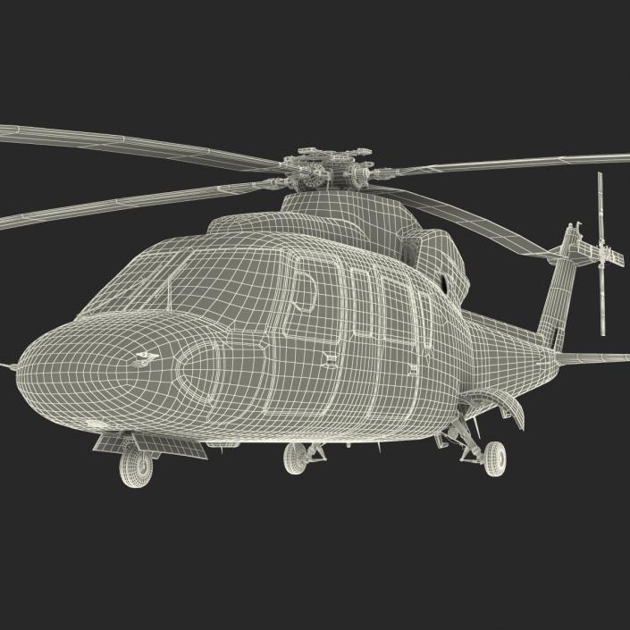 3D Helicopter Sikorsky s76 model