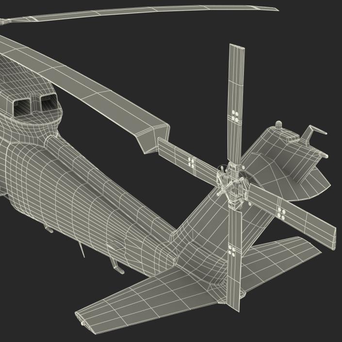 3D Helicopter Sikorsky s76 model