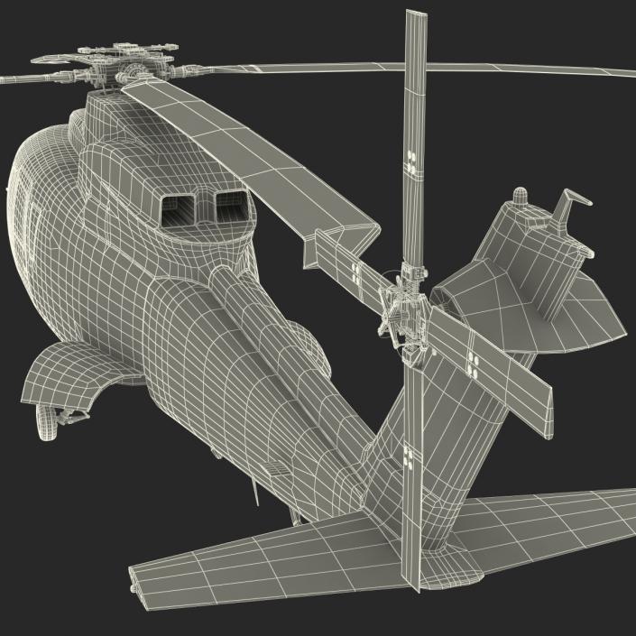 3D Helicopter Sikorsky s76 model