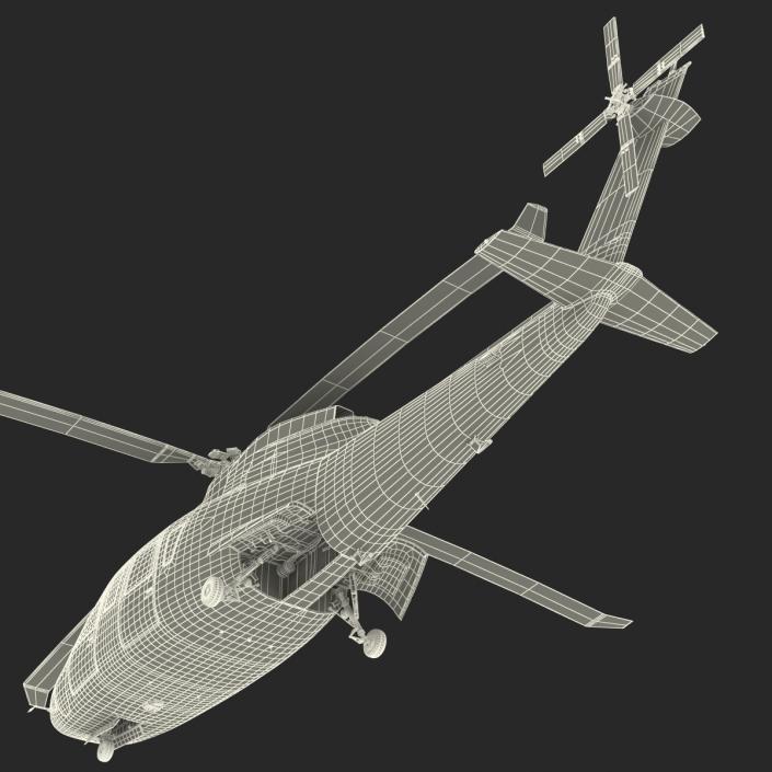 3D Helicopter Sikorsky s76 model