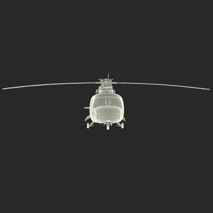 3D model Helicopter Sikorsky s76 Rigged