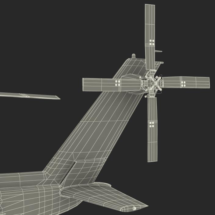 3D model Helicopter Sikorsky s76 Rigged