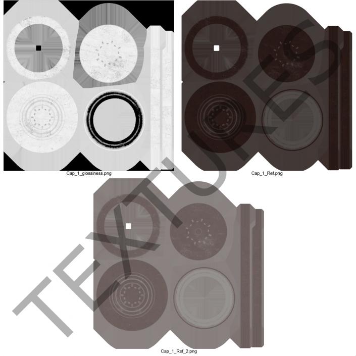 Industrial Anodized End Cap 3 3D model