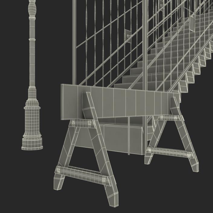 3D model New York Street Elements Set 2