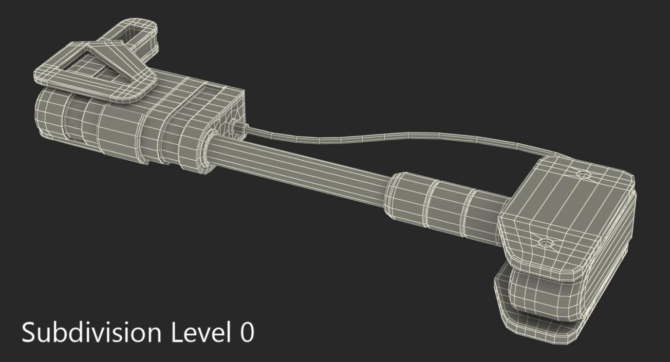 3D Ram Cylinder Hydraulic Sci-Fi 3