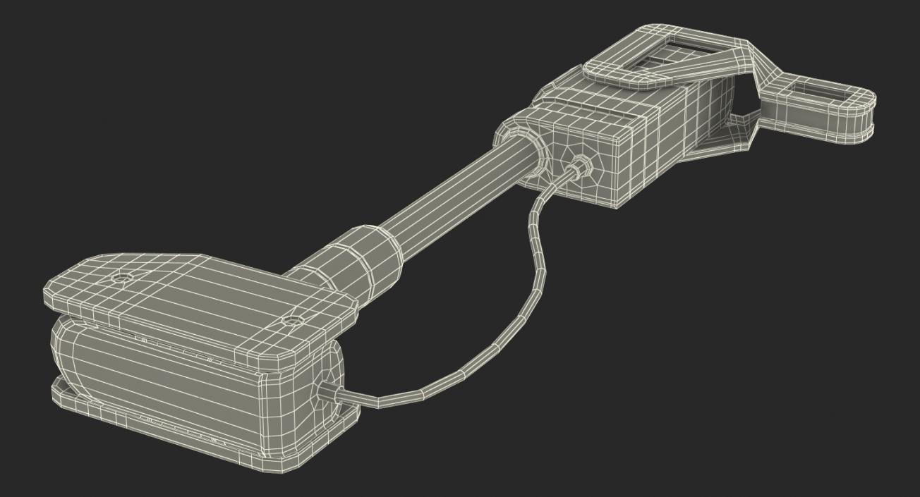 3D Ram Cylinder Hydraulic Sci-Fi 3