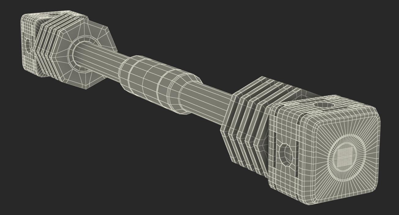 3D Ram Cylinder Hydraulic Sci-Fi 5