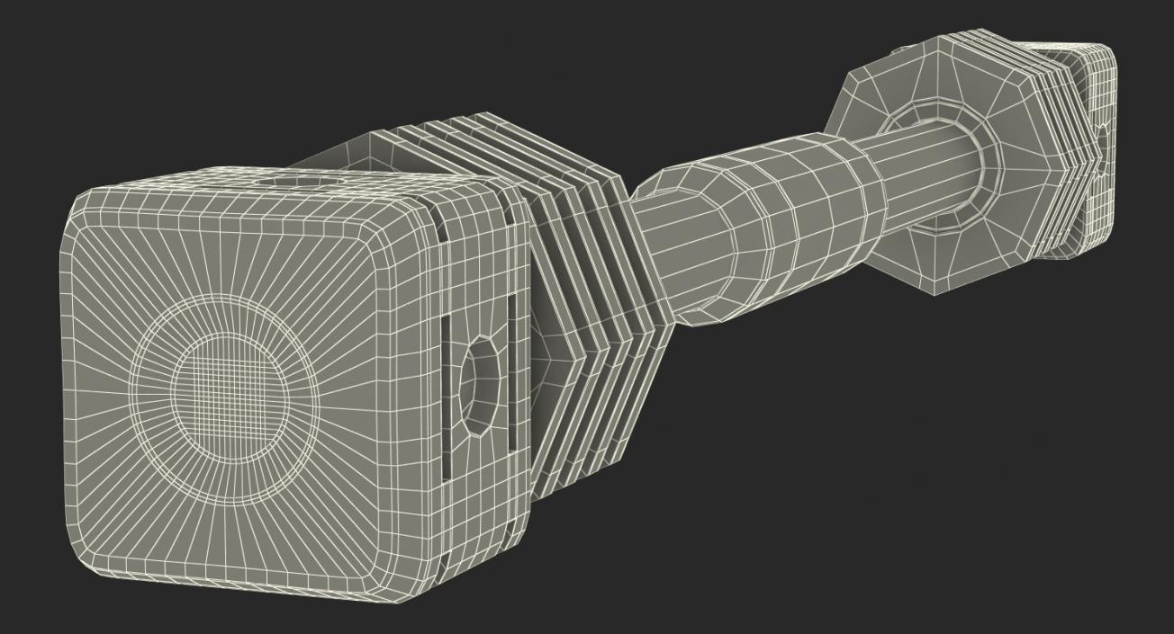 3D Ram Cylinder Hydraulic Sci-Fi 5