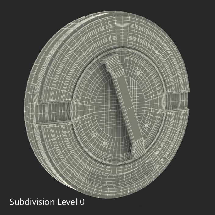 3D Industrial End Cap model