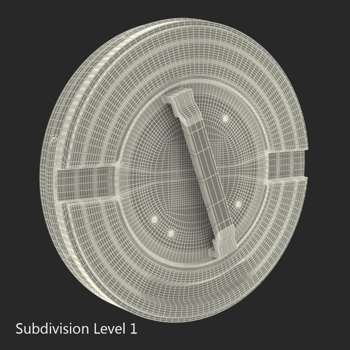 3D Industrial End Cap model