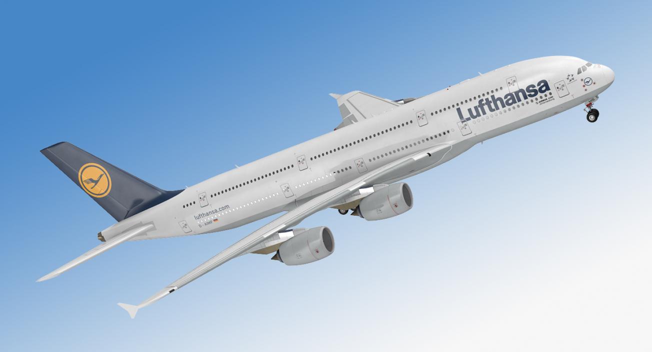 Airbus A380-1000 Air France 3D