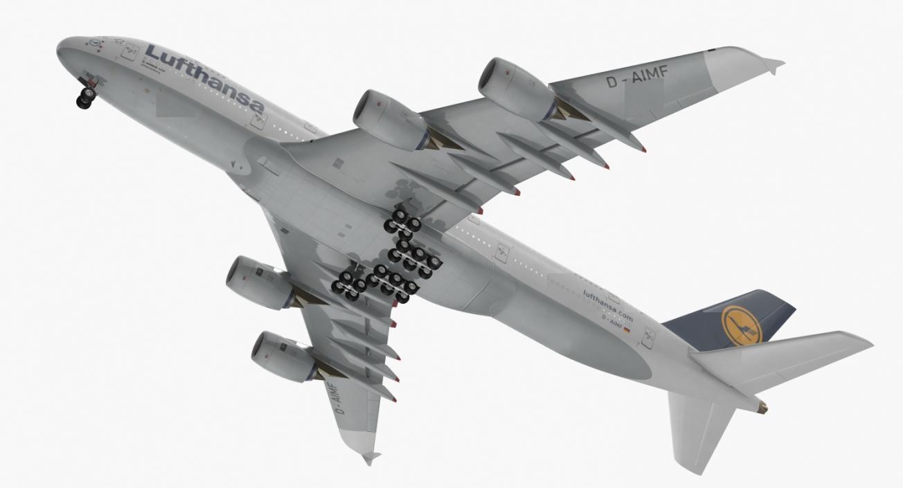 Airbus A380-1000 Air France 3D