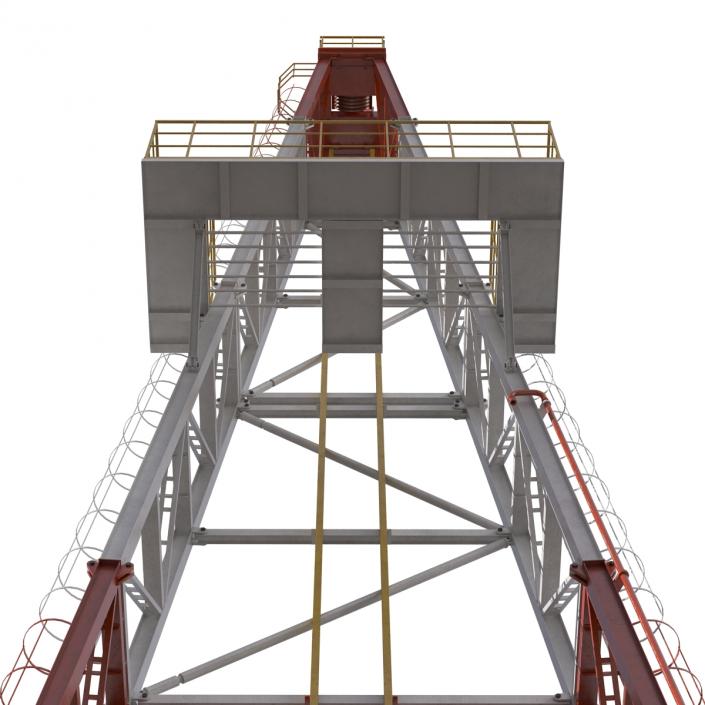 3D Fracking Gas Platform 2 model