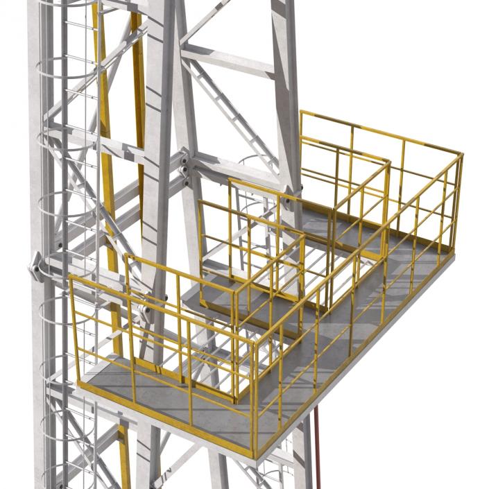 3D Fracking Gas Platform 2 model