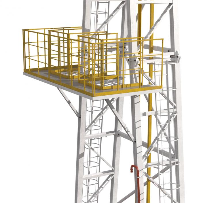 3D Fracking Gas Platform 2 model