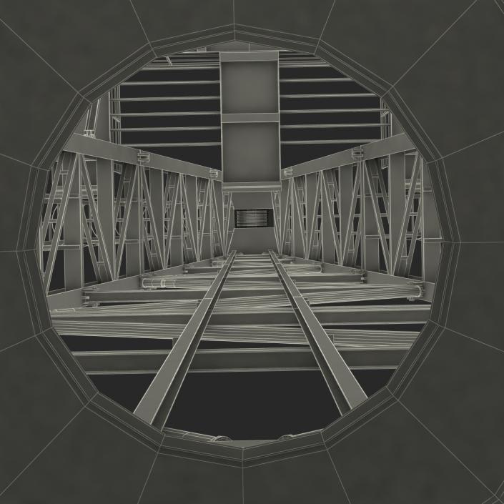 3D Fracking Gas Platform 2 model