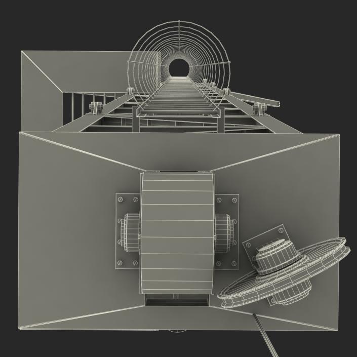 Fracking Gas Platform Tower 3D