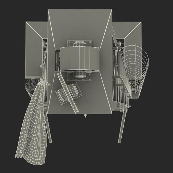 Fracking Gas Platform Tower 3D