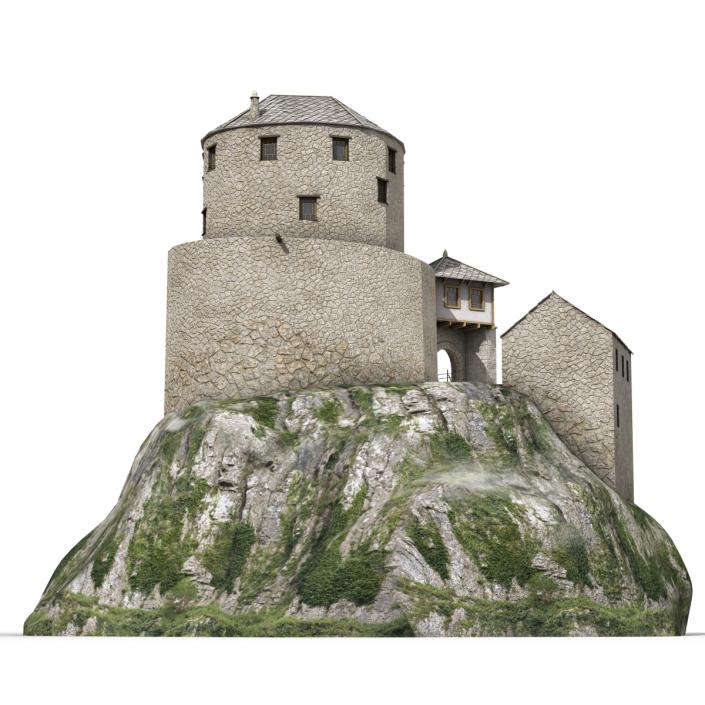 Old Castle on the Hill 3D