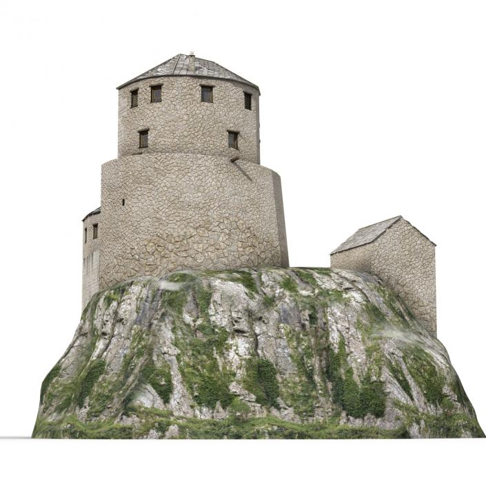 Old Castle on the Hill 3D