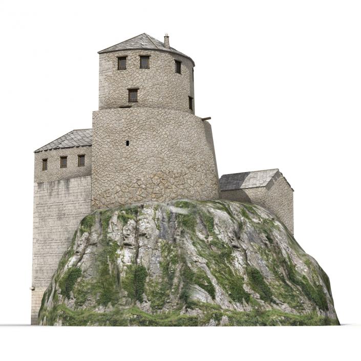 Old Castle on the Hill 3D