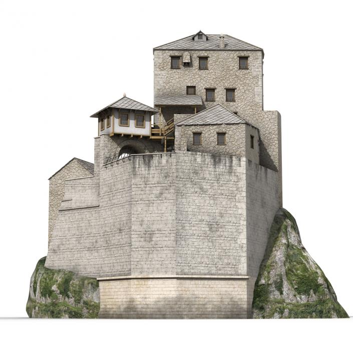 Old Castle on the Hill 3D